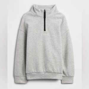 4/$20 🌱 babyGap Relaxed Mockneck Quarter-Zip Sweatshirt 3T
